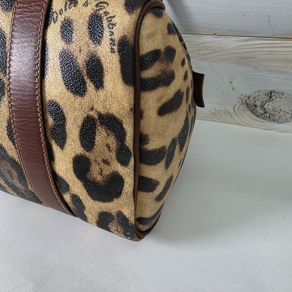 Dolce & Gabbana Leopard Print Boston Bag - Picture 13 of 16